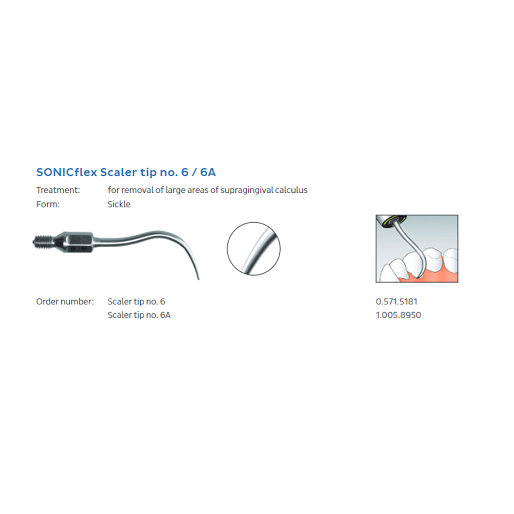 KaVo SONICflex tip no. 6